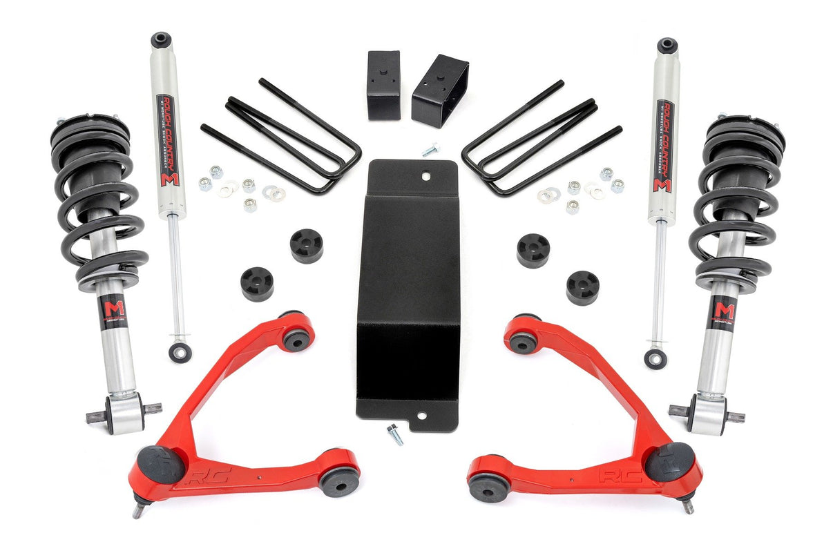 3.5 Inch Lift Kit | Forged UCA | M1 Strut | | Chevy/GMC 1500 (14-16) | 19440RED