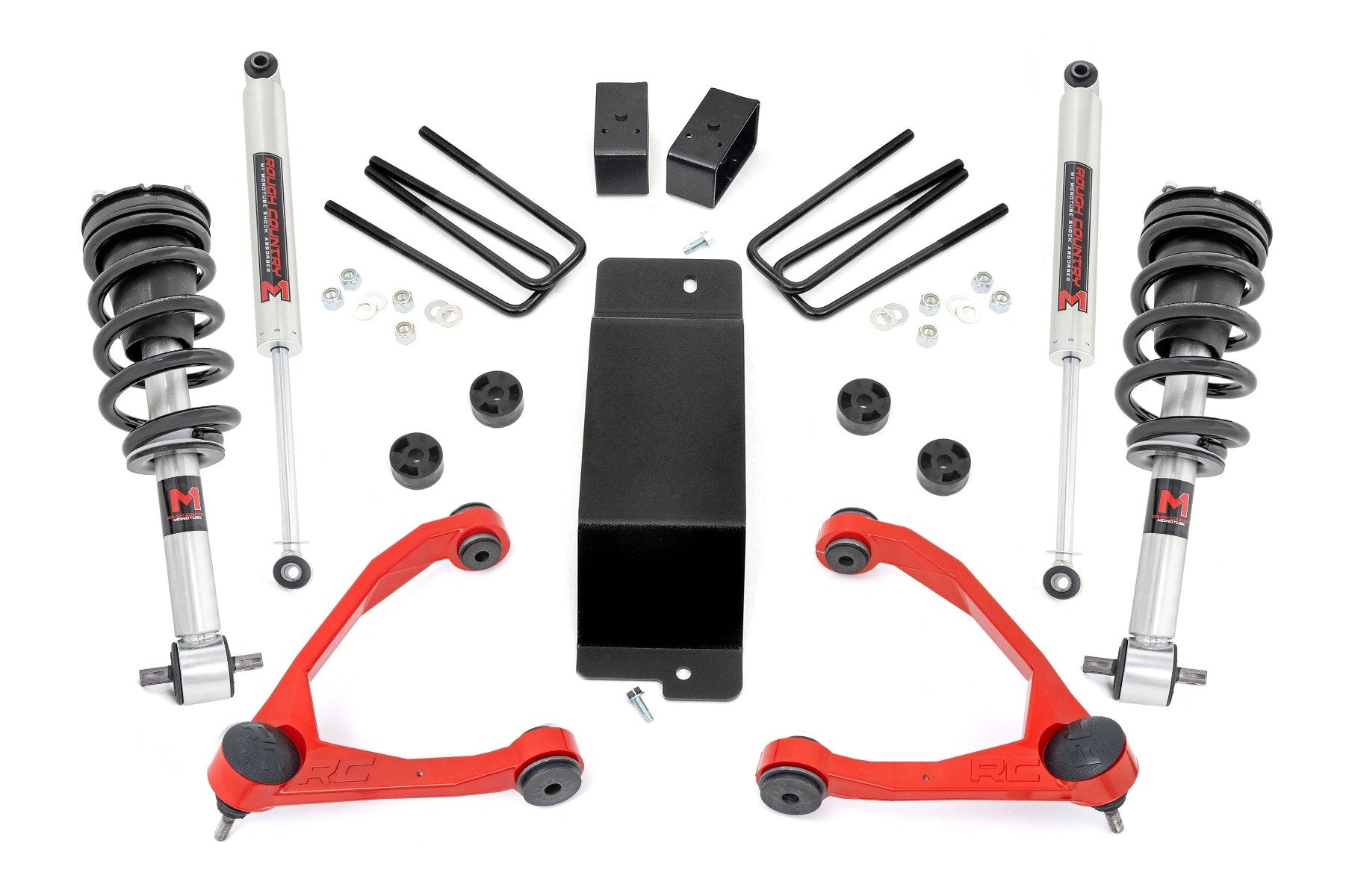 3.5 Inch Lift Kit | Forged UCA | M1 Strut | | Chevy/GMC 1500 (14-16) | 19440RED