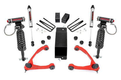 3.5 Inch Lift Kit | Forged UCA | Vertex/V2 | Chevy/GMC 1500 (07-16) | 19457RED