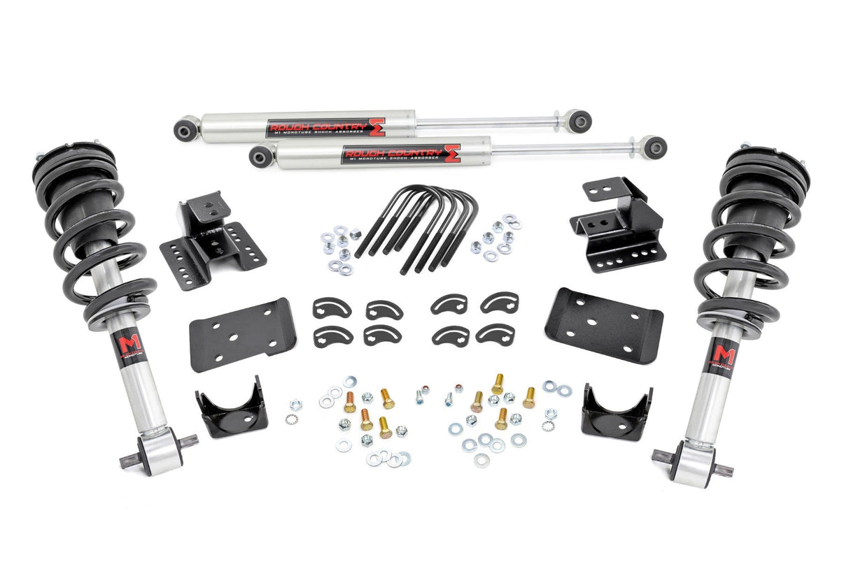 2 Inch Lowering Kit | 4 Inch Rear Lowering | M1 | Chevy/GMC 1500 4WD (14-18) | 71640