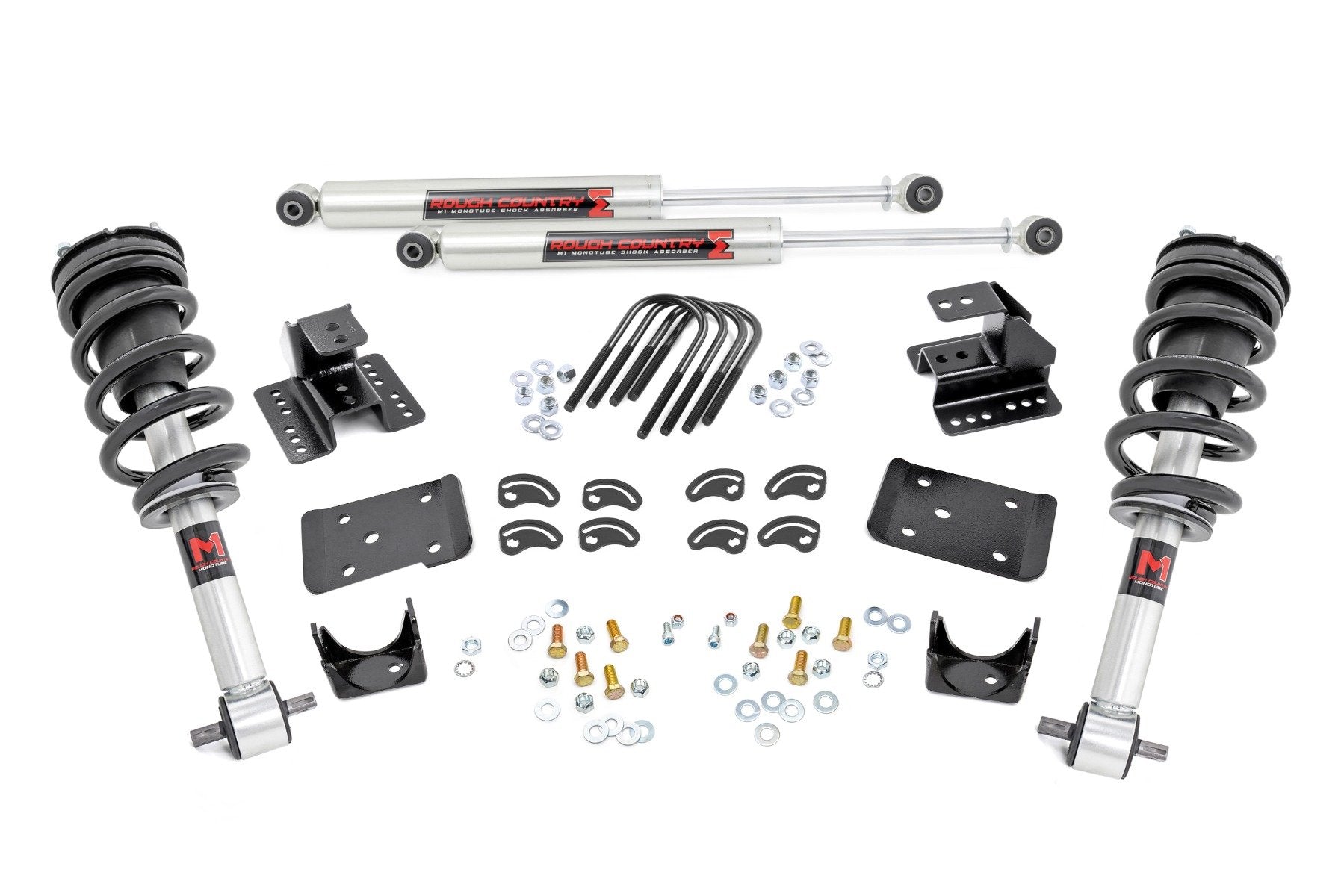 2 Inch Lowering Kit | 4 Inch Rear Lowering | M1 | Chevy/GMC 1500 4WD (14-18) | 71640