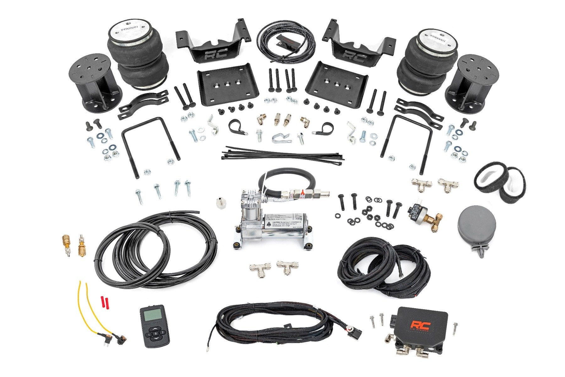Air Spring Kit w/compressor | Wireless Controller | 5 Inch Lift Kit | Chevy/GMC 1500 (07-18) | 100054WC