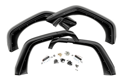 High Clearance LED Flat Fender Flare Kit | UV Treated | Jeep Wrangler JK (07-18) | 99037