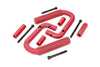 Grab Handles | Steel | Front | Red | Jeep Wrangler JK/Wrangler Unlimited (07-18) | 6501RED
