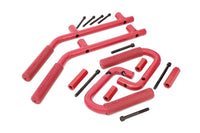 Grab Handles | Steel | FR & RR | Red | Jeep Wrangler JK/Wrangler Unlimited (07-18) | 6503RED