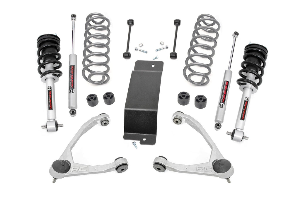 3.5 Inch Lift Kit | N3 Struts | Forged UCAs | Chevy/GMC SUV 1500 2WD/4WD (2007-2020) | 19332