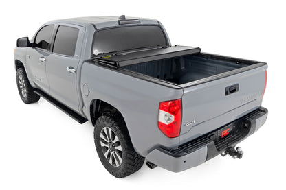 Hard Tri-Fold Flip Up Bed Cover | 5'7" Bed | Toyota Tundra 2WD/4WD (07-21) | 49414551