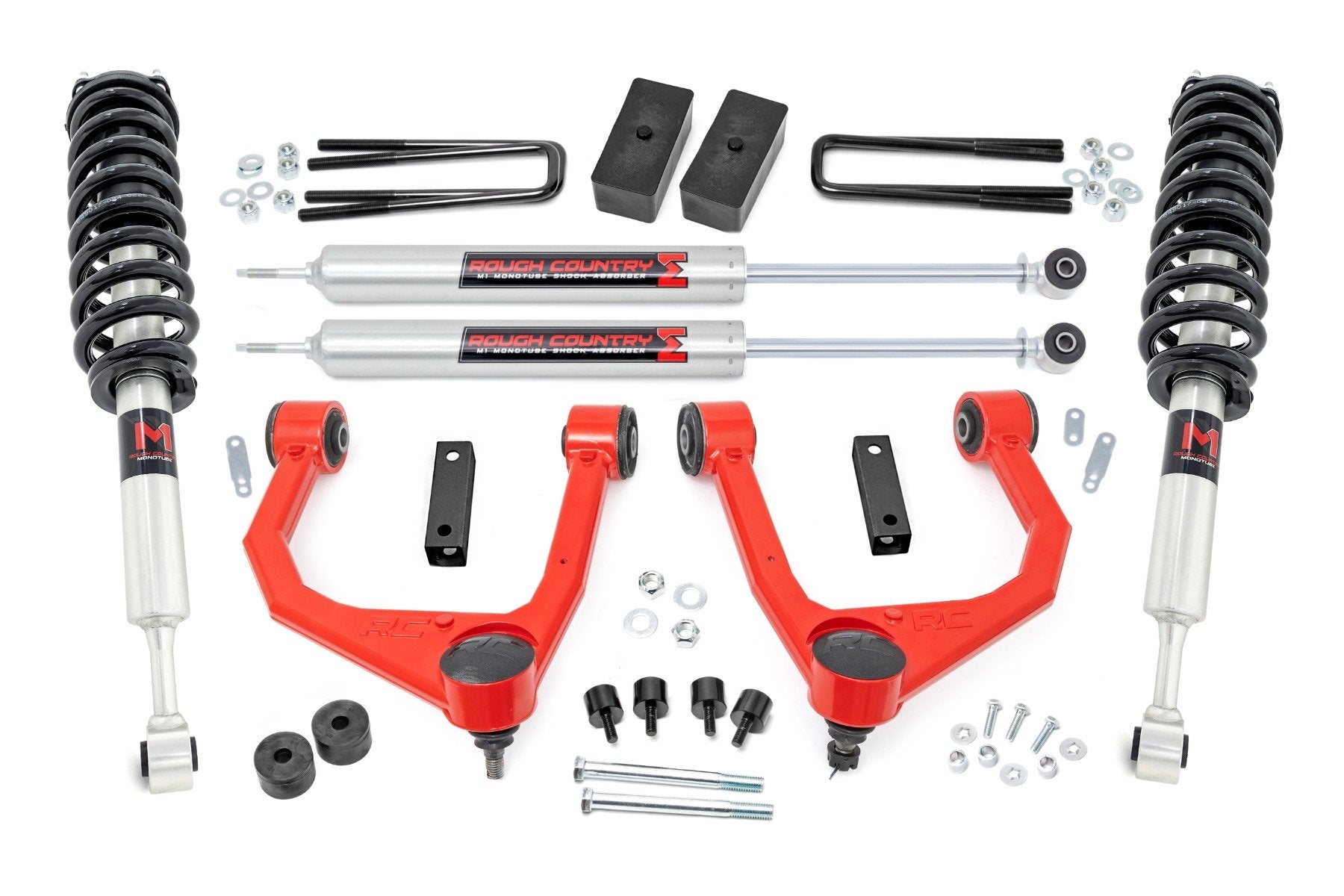 3.5 Inch Lift Kit | M1 Struts/M1 | Toyota Tundra 2WD/4WD (2007-2021) | 76840RED