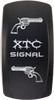 Dash Switch Rocker Face Turn Signal Vertical Xtc