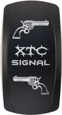 Dash Switch Rocker Face Turn Signal Vertical Xtc