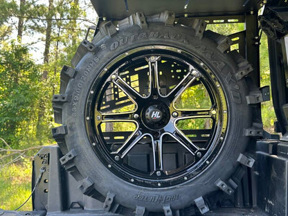 Seizmik 15-24 Can-Am HD7-10 Defender/Polaris 570-1000 Ranger XP/Crew Bed Rack Spare Tire Holder