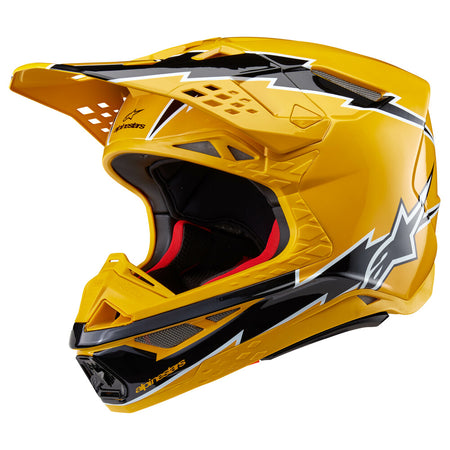 Supertech S M10 Ampress Helmet Black/Orange Glossy Md