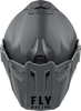 Trekker Cw Solid Helmet Dual Shld Grey Md