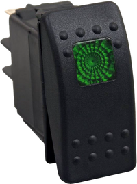 Lighted Rocker Switch Green