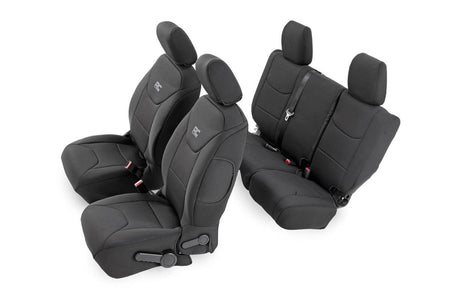 Seat Covers | Front and Rear | Jeep Wrangler Unlimited 2WD/4WD (2008-2010) | 91002A