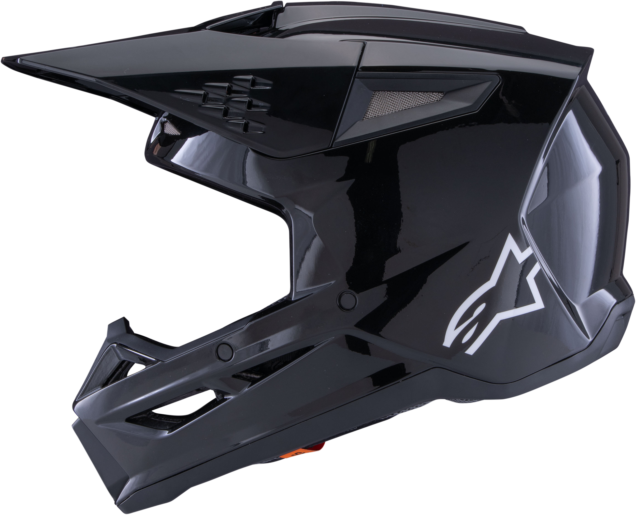 Sm3 Solid Helmet Black Glossy Xs