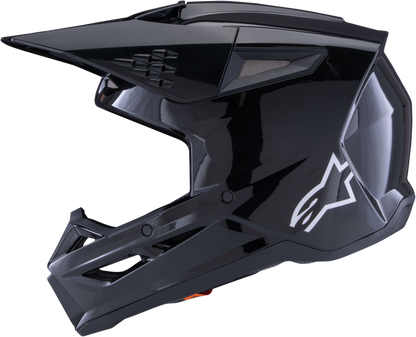 Sm3 Solid Helmet Black Glossy Xl