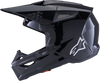 Sm3 Solid Helmet Black Glossy 2x