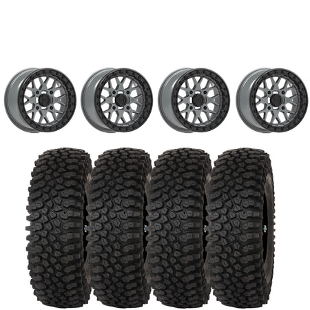 Valor Offroad V07 SATIN GRAPHITE beadlock on Highlifter Roctane ST/STX