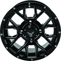QuadBoss Barbwire 14X7 - 5+2 - 4/110 - Milled