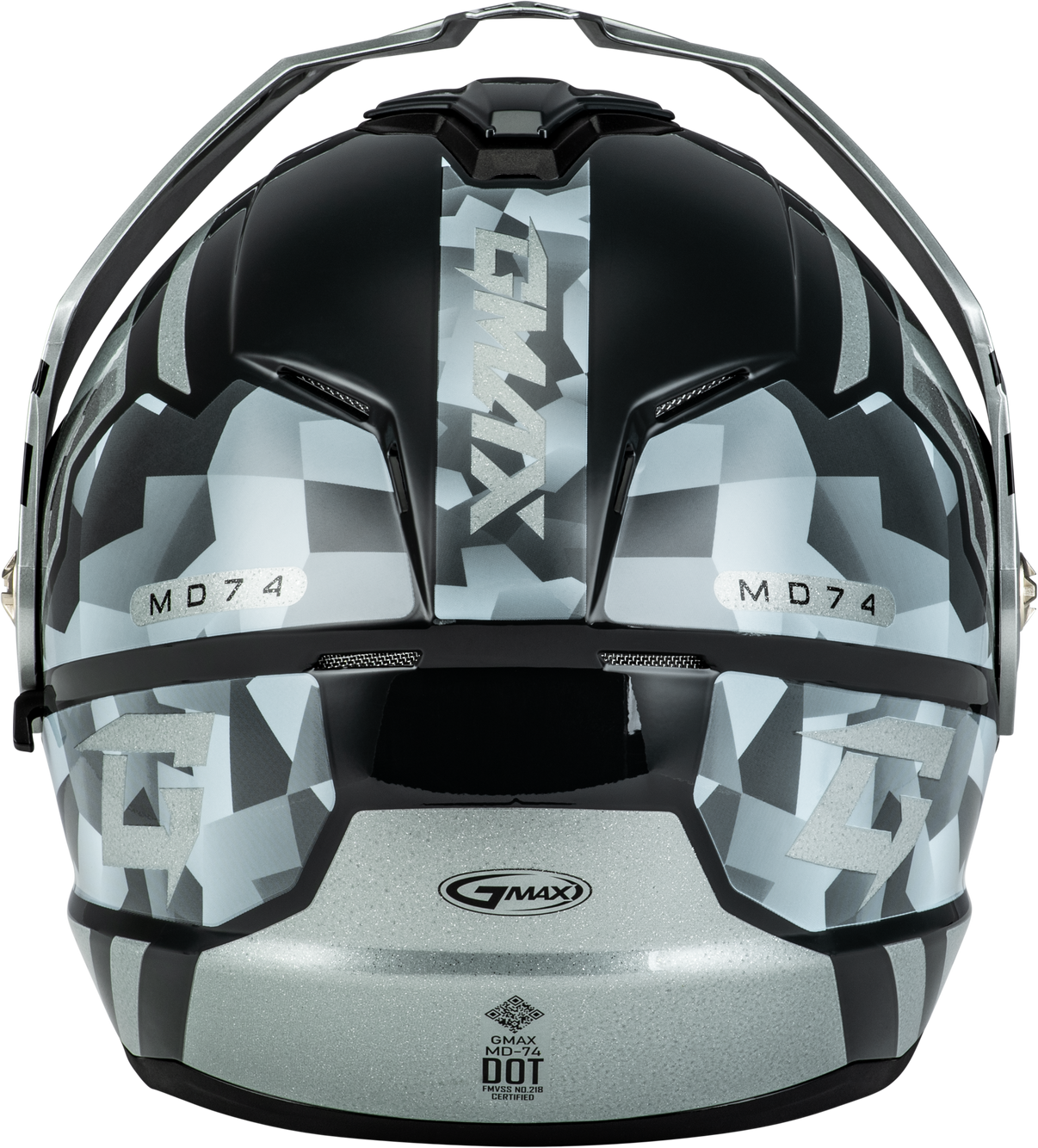 Md 74 Striker Modular Helmet W Slvr Shield Slvr/Blu Mtlc 3x