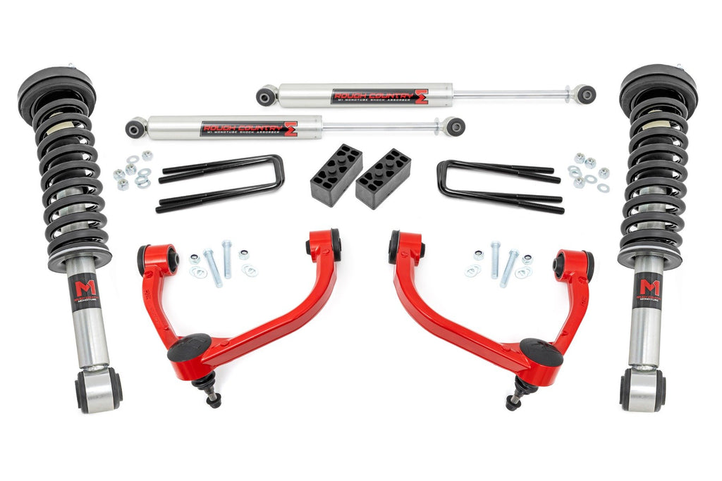 3 Inch Lift Kit | M1 Struts | Ford F-150 4WD (2009-2013) | 54440RED