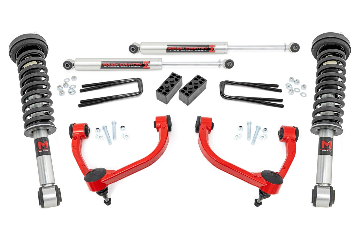 3 Inch Lift Kit | M1 Struts | Ford F-150 4WD (2009-2013) | 54440RED