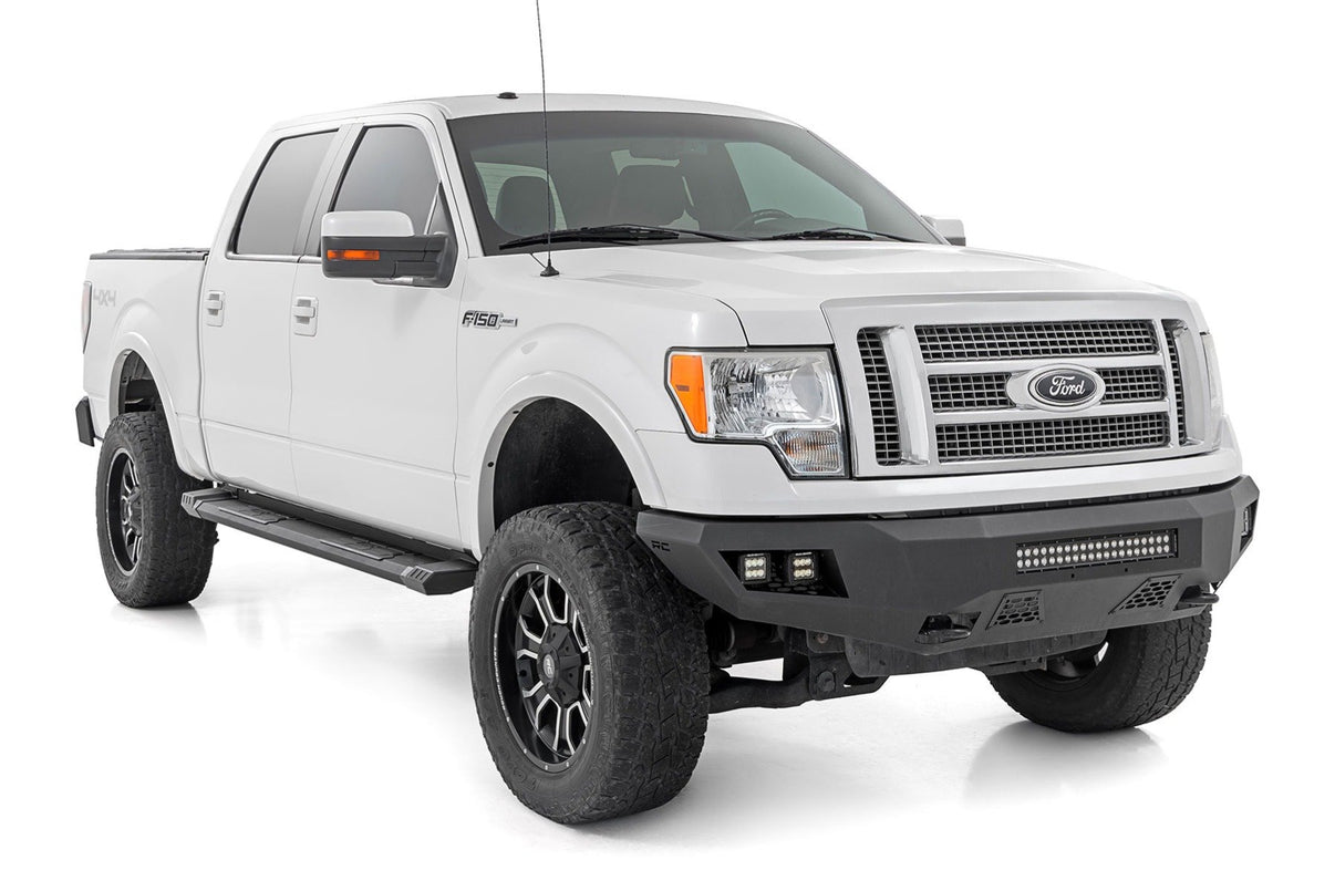HD2 Aluminum Running Boards | Super Crew Cab | Ford F-150 2WD/4WD (2009-2014) | SRB091491A