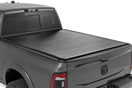 Rough Country | Hard Roll Up Bed Cover | 6'4" Bed | Ram 1500 (09-18)/2500 (09-26)  | 50309650