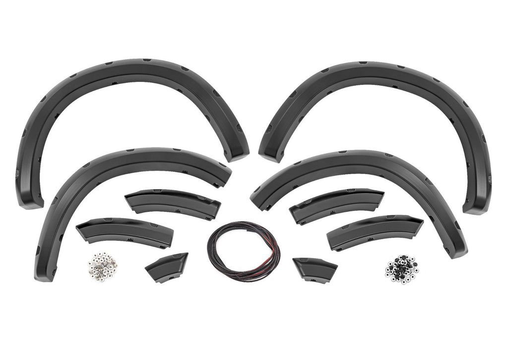 Pocket Fender Flares | PS2 Bright Silver Metallic | Ram 1500 2WD/4WD (10-18 & Classic) | F-D10911B-PS2