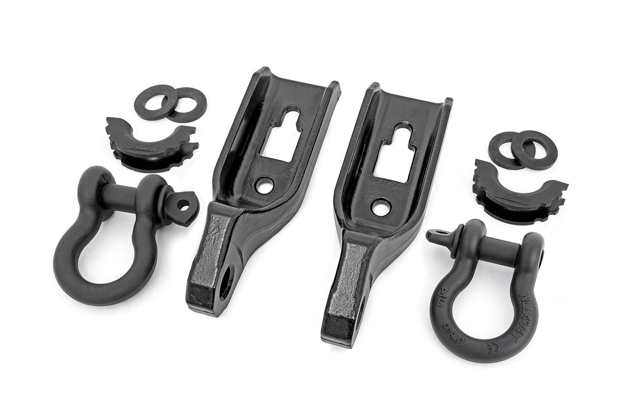 Tow Hook Brackets | D-Ring Combo | Ford F-150 2WD/4WD (2009-2020) | RS158