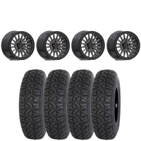 VALOR OFFROAD V06 BRUSHED GUNMETAL BEADLOCKS ON HIGHLIFTER CHICANE LT