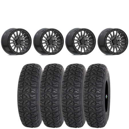 VALOR OFFROAD V06 BRUSHED GUNMETAL BEADLOCKS ON HIGHLIFTER CHICANE LT