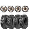 System 3 SB4 4/156 Matte Bronze mounted on Valor Offroad Alpha tires