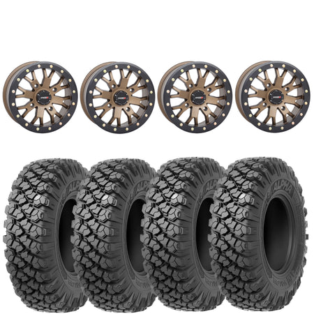 System 3 SB4 4/137 Matte Bronze mounted on Valor Offroad Alpha tires