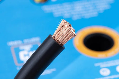 1/0 Gauge Black Wire 25 Ft. Spool