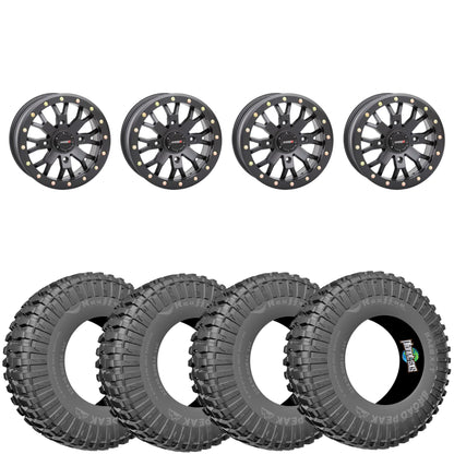 System 3 SB4 Beadlock Wheels on Broad Peak Baer XT Tires – Mounted Kit