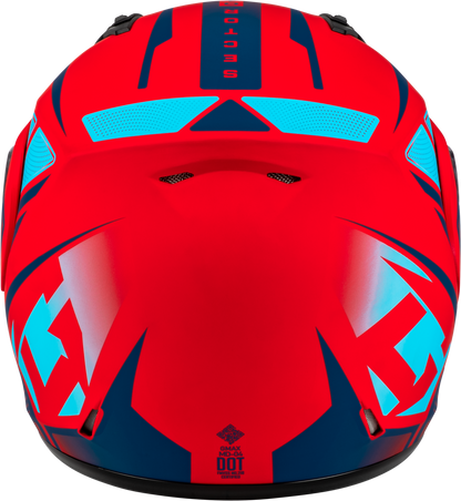 Md 04 Sector Helmet Matte Red/Blue  Xs