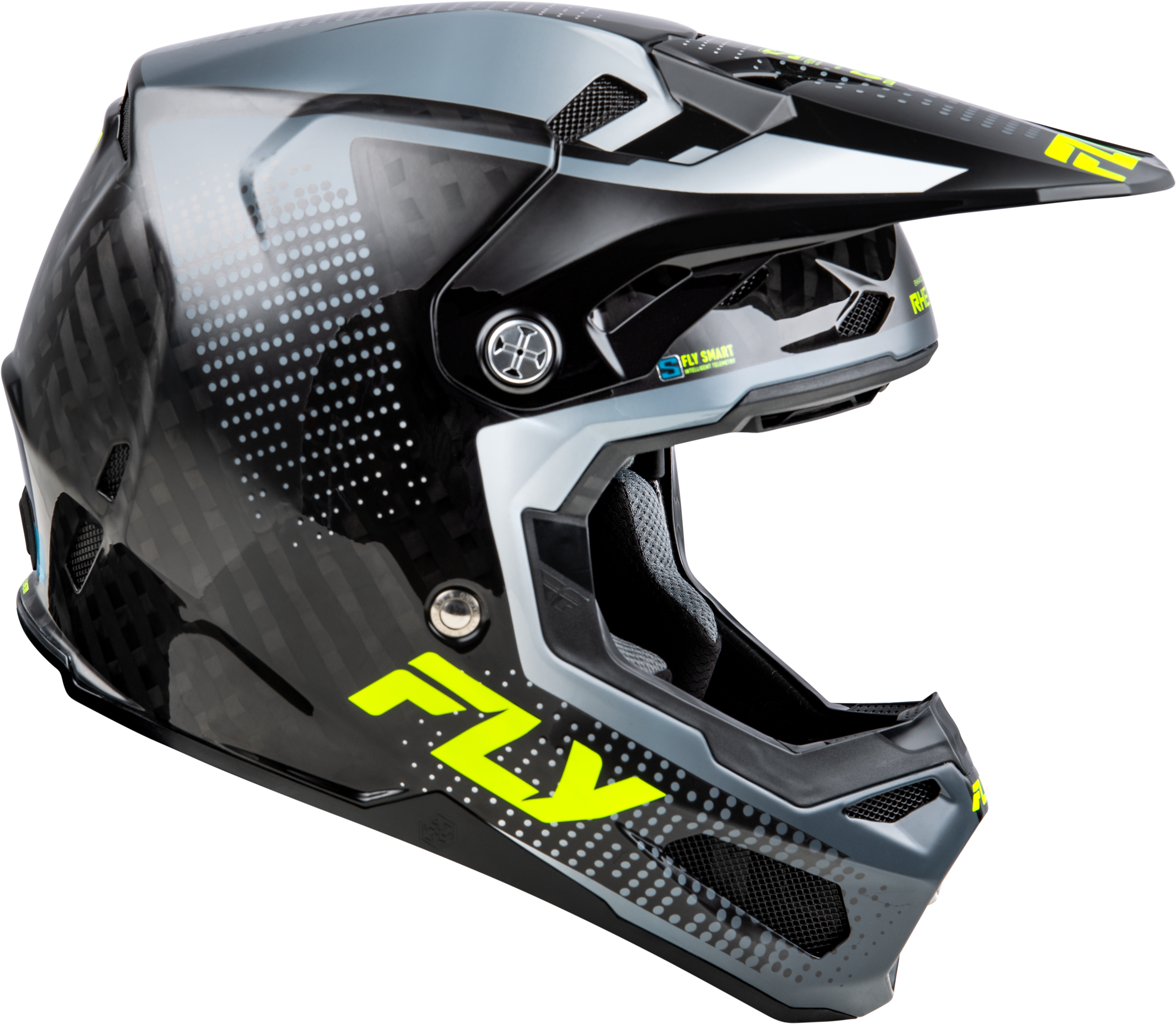 Yth Formula S Carbon Protocol Hlmt Blk Carbon/Grey/Hi Vis Yl