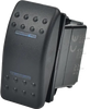 Lighted Rocker 3 Position Switch Blue