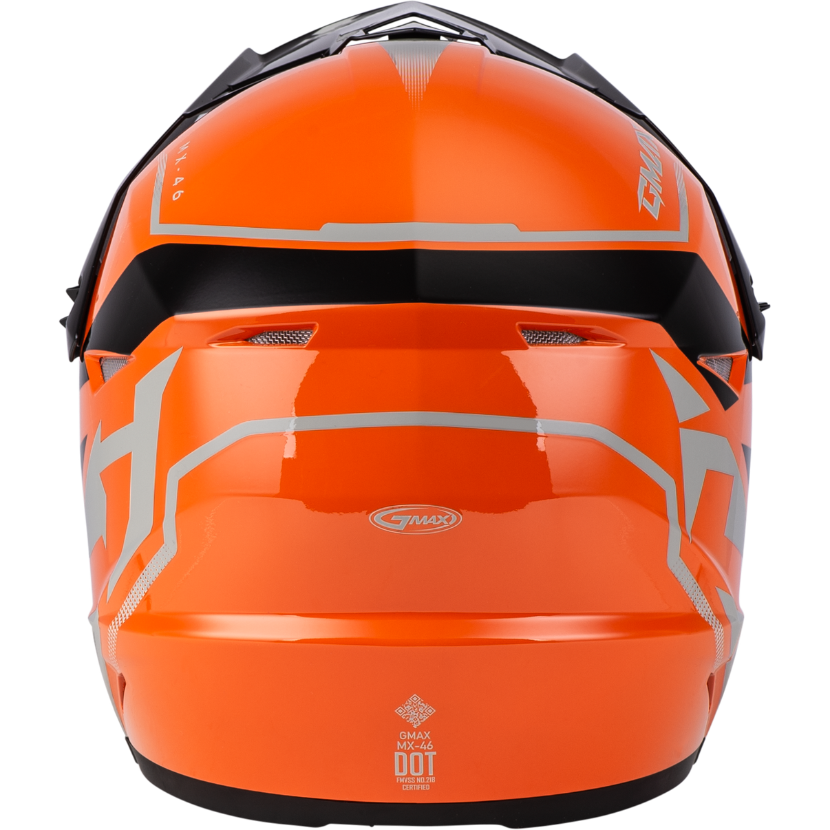 Mx 46 Compound Helmet Orange/Black/Grey Md