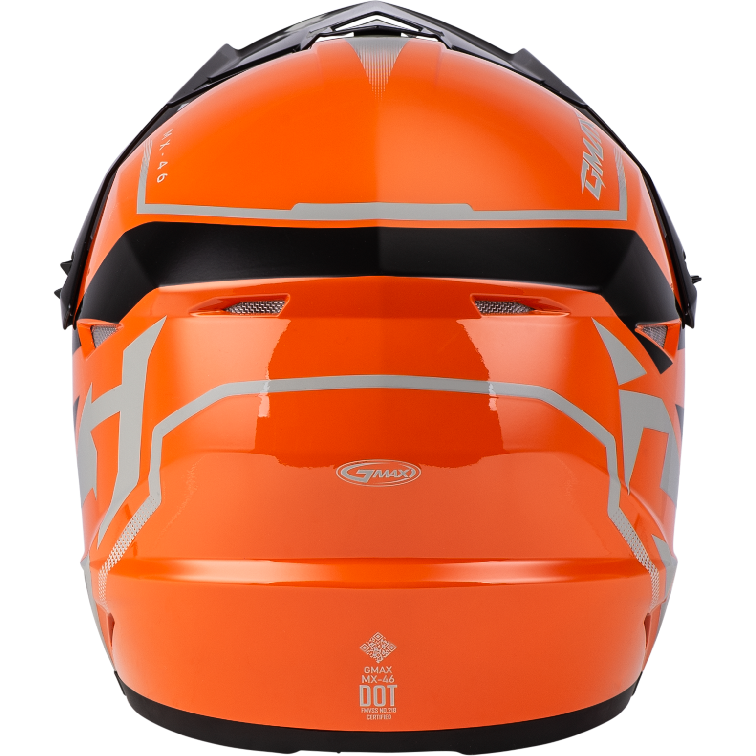 Mx 46 Compound Helmet Orange/Black/Grey Md