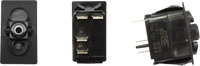 Dash Switch Body Momentary Blue Bottom