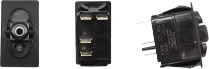 Dash Switch Body Momentary Blue Bottom
