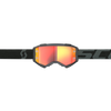 Fury Goggle Black Orange Chrome Works Lens