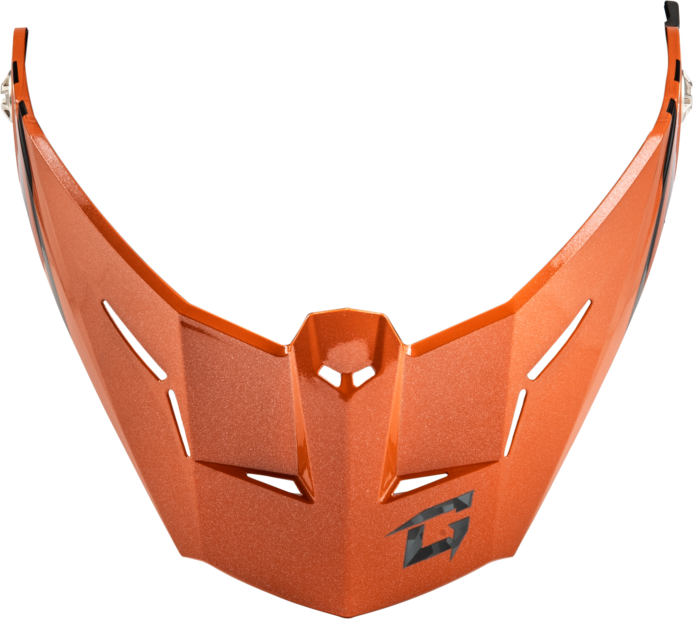 Md 74 Visor W/Screws Striker Blk/Grey/Orange Metal