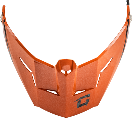 Md 74 Visor W/Screws Striker Blk/Grey/Orange Metal