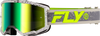 Zone Goggle Dark Grey/Hi Vis W/ Iridescent Grn Mirror Lens