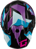 Mx 96 Splinter Helmet Black/Purple/Blue 2x