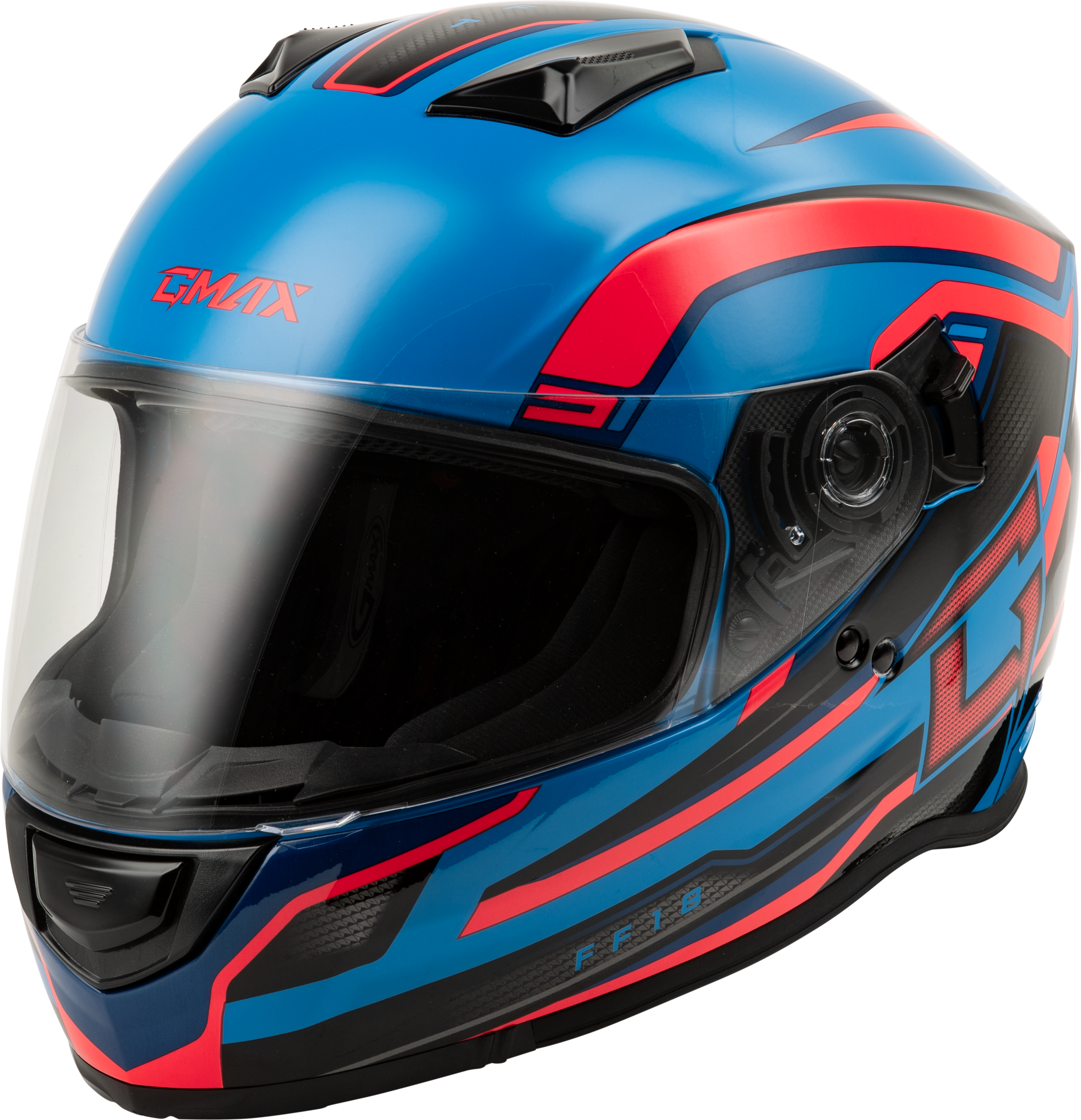 Ff 18 Drift Helmet Black/Blue/Red Xs